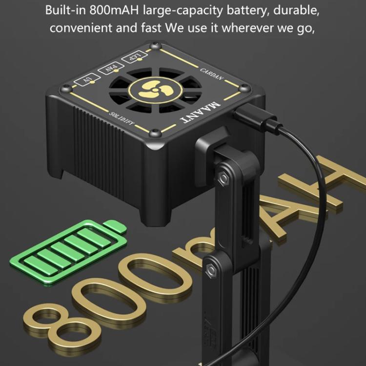 MaAnt M066 3W Multi-function Rechargeable UV Curing Cooling Fan, MaAnt M066