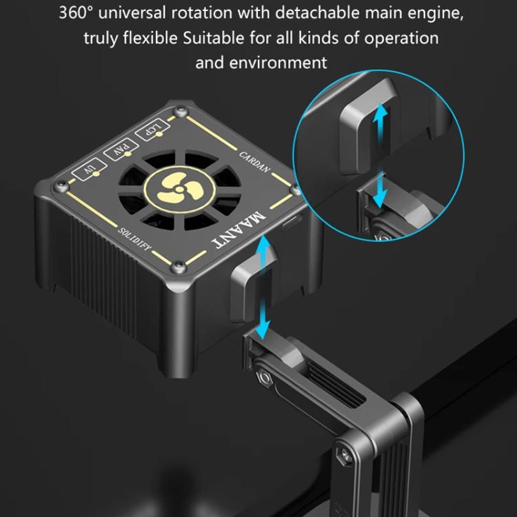 MaAnt M066 3W Multi-function Rechargeable UV Curing Cooling Fan, MaAnt M066