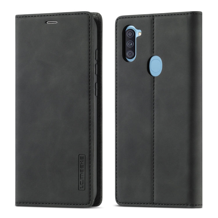 LC.IMEEK Strong Magnetism Ultra-thin Horizontal Flip Shockproof Matte TPU + PU Leather Case with Holder & Card Slots & Wallet, For Samsung Galaxy A11 / M11, For Samsung Galaxy A21s, For Samsung Galaxy A71 / M70s, For Samsung Galaxy A51 / M40s