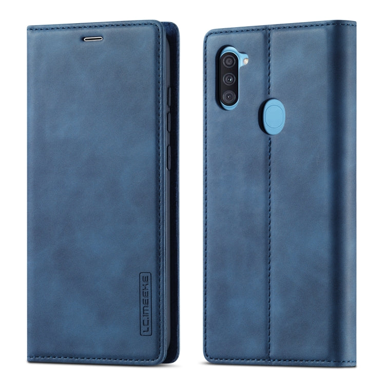 LC.IMEEK Strong Magnetism Ultra-thin Horizontal Flip Shockproof Matte TPU + PU Leather Case with Holder & Card Slots & Wallet, For Samsung Galaxy A11 / M11, For Samsung Galaxy A21s, For Samsung Galaxy A71 / M70s, For Samsung Galaxy A51 / M40s