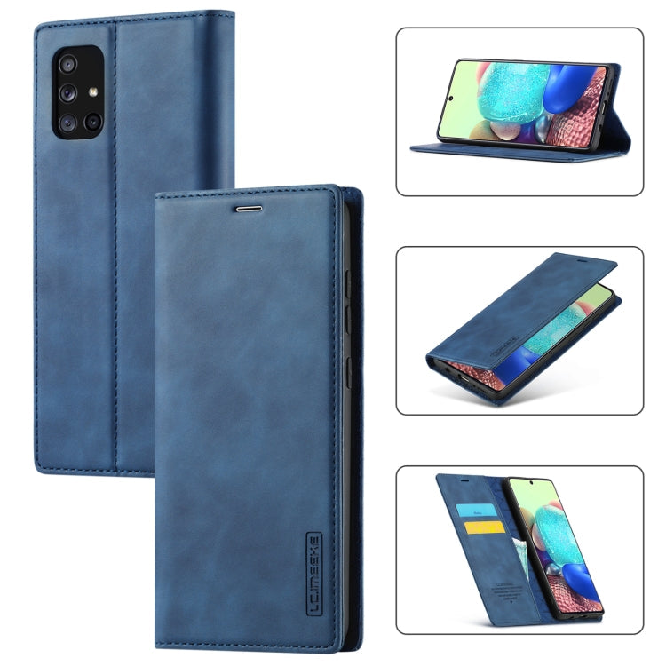 LC.IMEEK Strong Magnetism Ultra-thin Horizontal Flip Shockproof Matte TPU + PU Leather Case with Holder & Card Slots & Wallet, For Samsung Galaxy A11 / M11, For Samsung Galaxy A21s, For Samsung Galaxy A71 / M70s, For Samsung Galaxy A51 / M40s