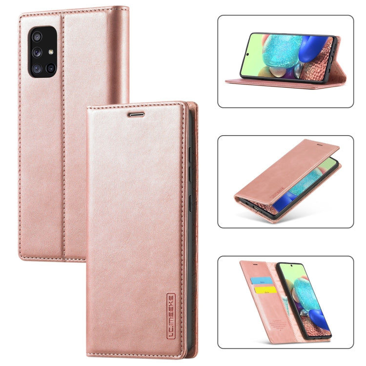 LC.IMEEK Strong Magnetism Ultra-thin Horizontal Flip Shockproof Matte TPU + PU Leather Case with Holder & Card Slots & Wallet, For Samsung Galaxy A11 / M11, For Samsung Galaxy A21s, For Samsung Galaxy A71 / M70s, For Samsung Galaxy A51 / M40s