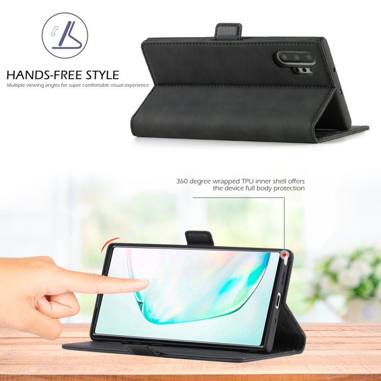 LC.IMEEK Strong Magnetism Ultra-thin Horizontal Flip Shockproof Matte TPU + PU Leather Case with Holder & Card Slots & Wallet, For Samsung Galaxy Note10, For Samsung Galaxy Note10+, For Samsung Galaxy Note20 Ultra, For Samsung Galaxy Note20