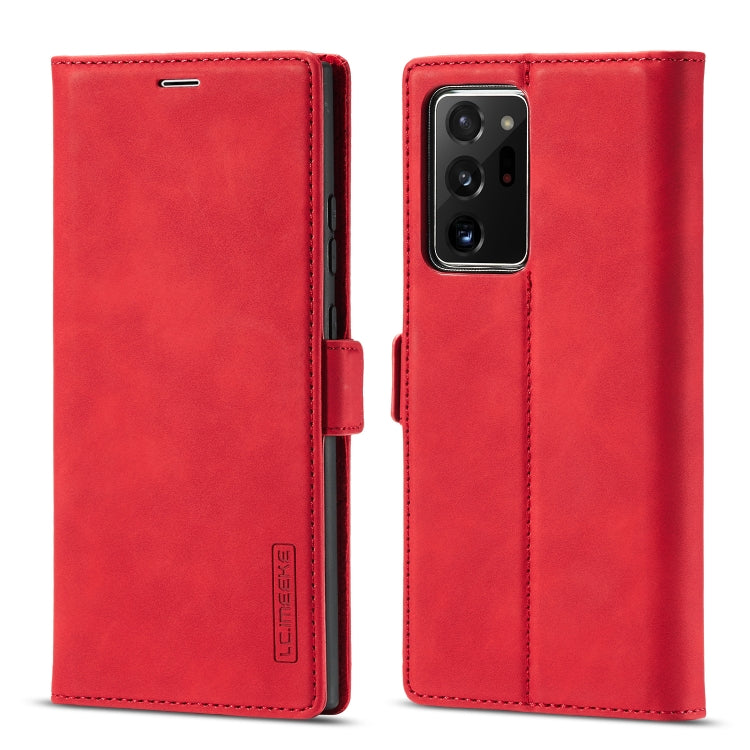 LC.IMEEK Strong Magnetism Ultra-thin Horizontal Flip Shockproof Matte TPU + PU Leather Case with Holder & Card Slots & Wallet, For Samsung Galaxy Note10, For Samsung Galaxy Note10+, For Samsung Galaxy Note20 Ultra, For Samsung Galaxy Note20