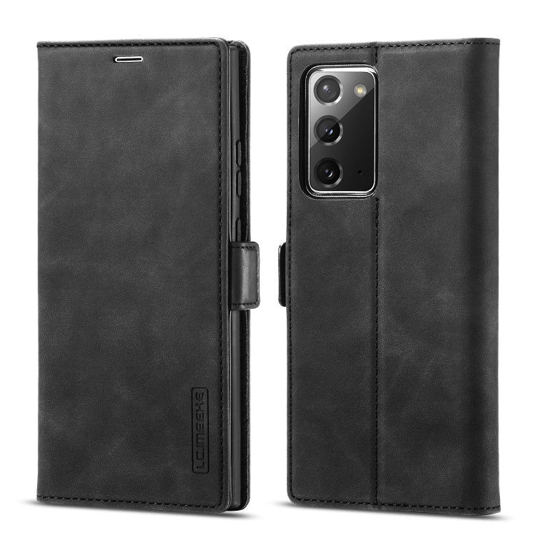 LC.IMEEK Strong Magnetism Ultra-thin Horizontal Flip Shockproof Matte TPU + PU Leather Case with Holder & Card Slots & Wallet, For Samsung Galaxy Note10, For Samsung Galaxy Note10+, For Samsung Galaxy Note20 Ultra, For Samsung Galaxy Note20