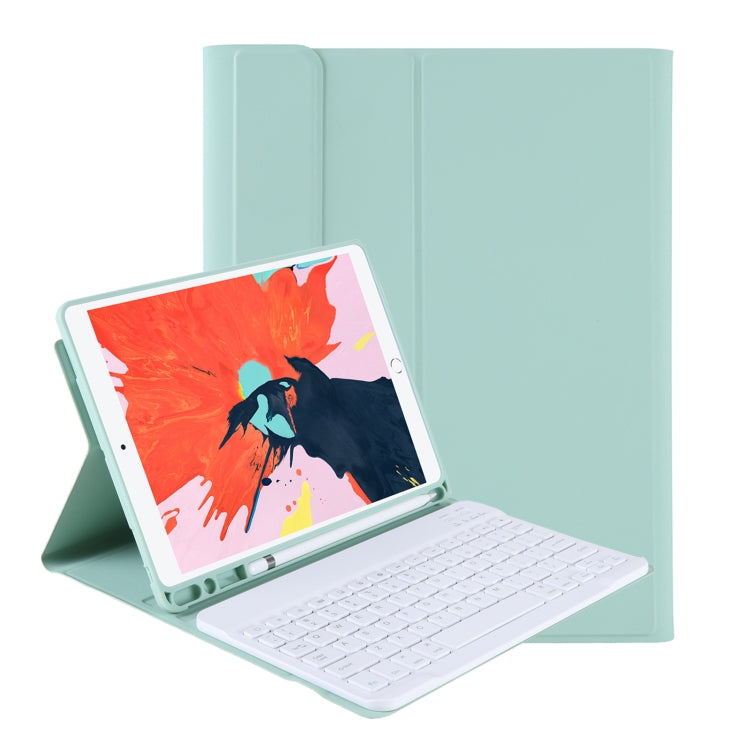 T098B Integrated Ultra-thin Candy Colors Bluetooth Keyboard Protective Case for iPad Air 11 2024 / 2025 / Air 4 10.9 inch 2020, with Stand & Pen Slot, T098B