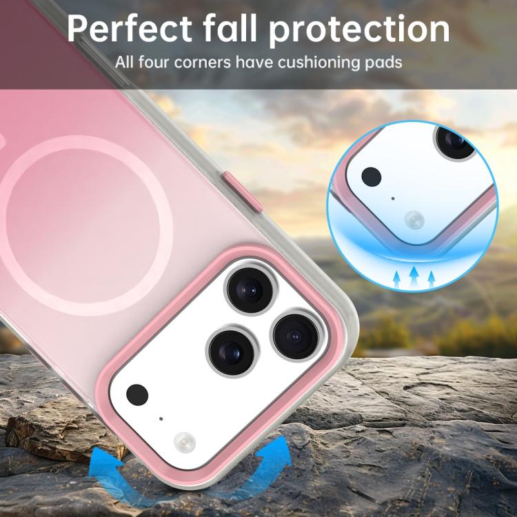 Candy Gradient Series 3 in 1 Hybrid Magnetic Phone Case, For iPhone 18 Pro, For iPhone 18 Pro Max, For iPhone 17 Pro Max, For iPhone 17 Pro