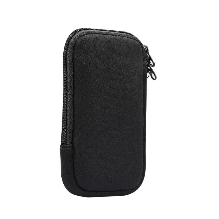 Universal Elasticity Zipper Protective Case Storage Bag with Lanyard For iPhone 12 mini / 4.7-5.4 inch Smart Phones, For iPhone 12 mini