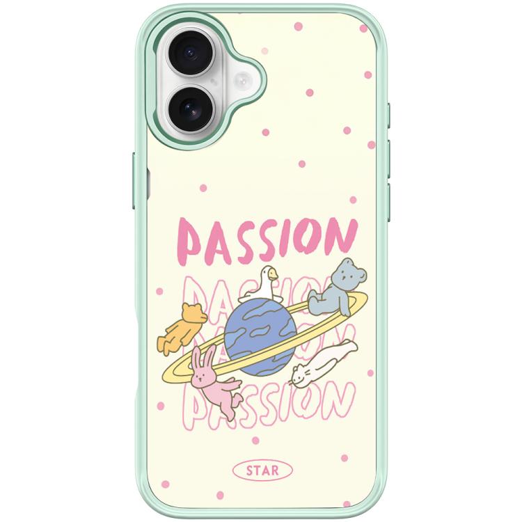 White Planet Pattern Magnetic Phone Case, For iPhone 16 Pro Max, For iPhone 16 Pro, For iPhone 16 Plus, For iPhone 16