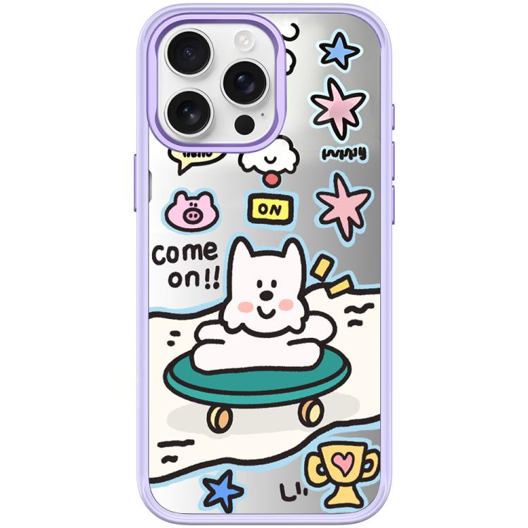 Happy Weekend Pattern Magnetic Phone Case, For iPhone 15 Pro Max, For iPhone 15 Pro
