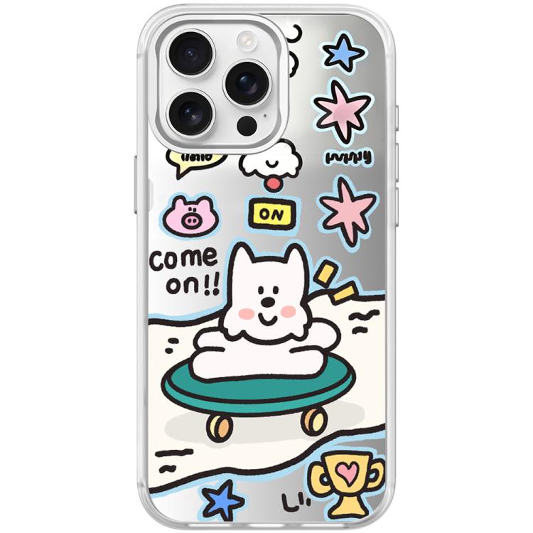 Happy Weekend Pattern Magnetic Phone Case, For iPhone 15 Pro Max, For iPhone 15 Pro