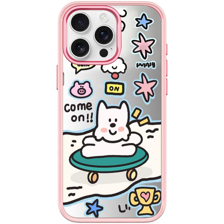 Happy Weekend Pattern Magnetic Phone Case, For iPhone 15 Pro Max, For iPhone 15 Pro