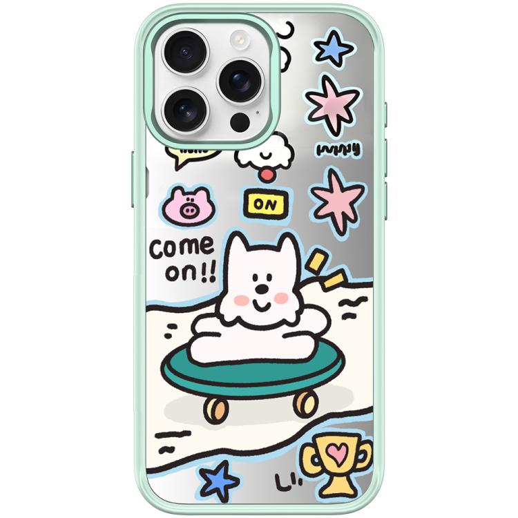 Happy Weekend Pattern Magnetic Phone Case, For iPhone 15 Pro Max, For iPhone 15 Pro