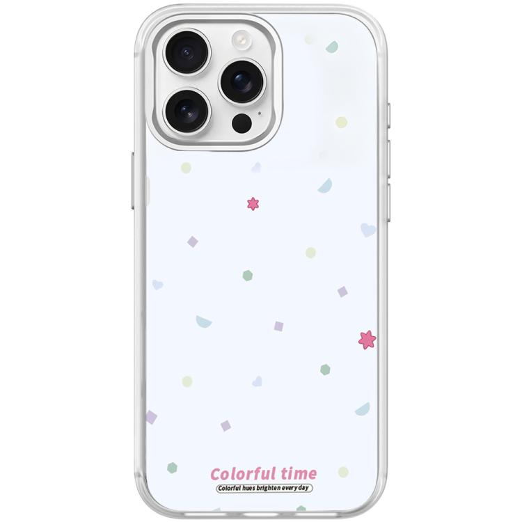 Colorful Stars Pattern Magnetic Phone Case, For iPhone 15 Pro Max, For iPhone 15 Pro