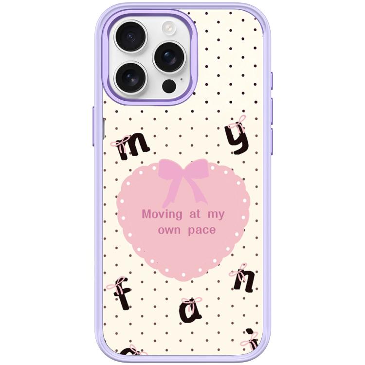 White Heart Pattern Magnetic Phone Case, For iPhone 15 Pro Max, For iPhone 15 Pro