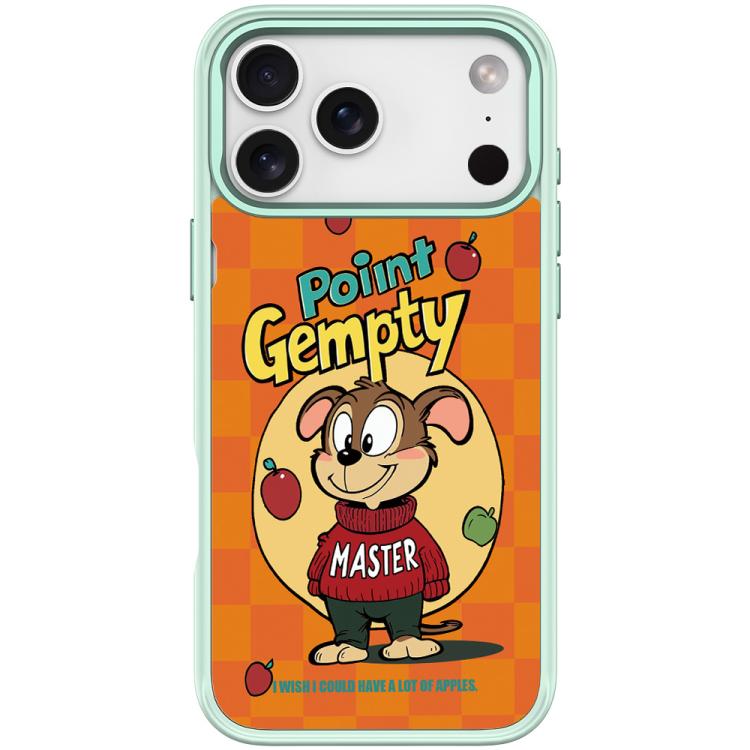 Red Green Apple Dog Pattern Magnetic Phone Case, For iPhone 17 Pro Max, For iPhone 17 Pro, For iPhone 17, For iPhone Air