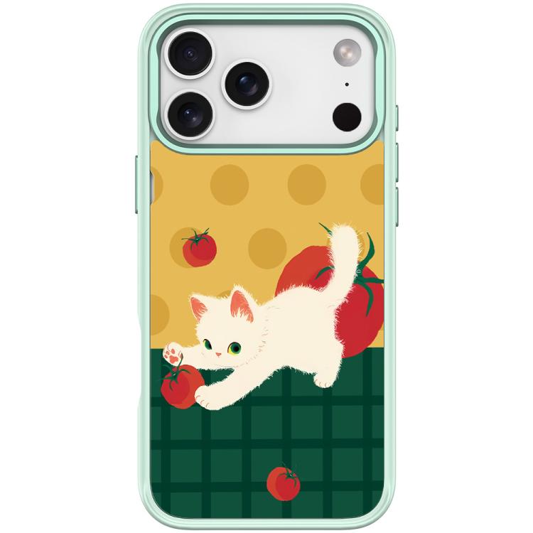 Tomato Cat Pattern Magnetic Phone Case, For iPhone 17 Pro Max, For iPhone 17 Pro, For iPhone 17, For iPhone Air