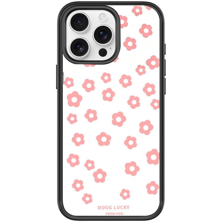 Laser Flower Pattern Magnetic Phone Case, For iPhone 15 Pro Max, For iPhone 15 Pro