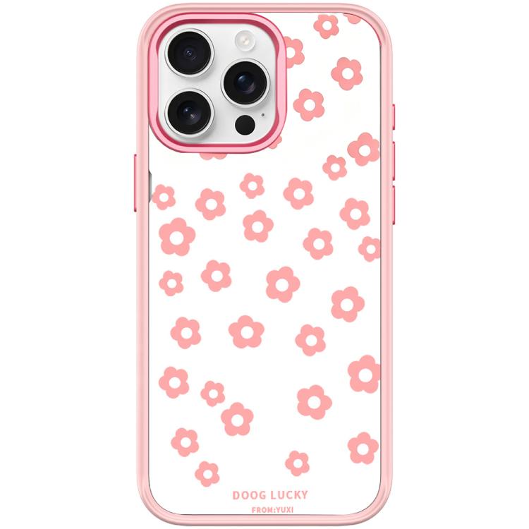 Laser Flower Pattern Magnetic Phone Case, For iPhone 15 Pro Max, For iPhone 15 Pro