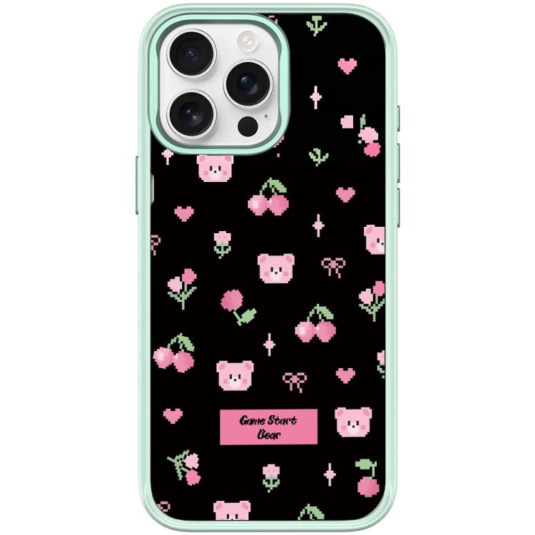 Cherry Pattern Magnetic Phone Case, For iPhone 15 Pro Max, For iPhone 15 Pro