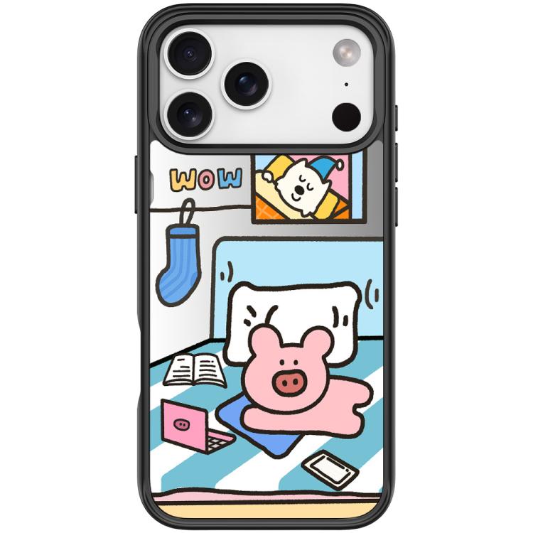 Adorable Little Pig Pattern Magnetic Phone Case, For iPhone 17 Pro Max, For iPhone 17 Pro, For iPhone 17, For iPhone Air