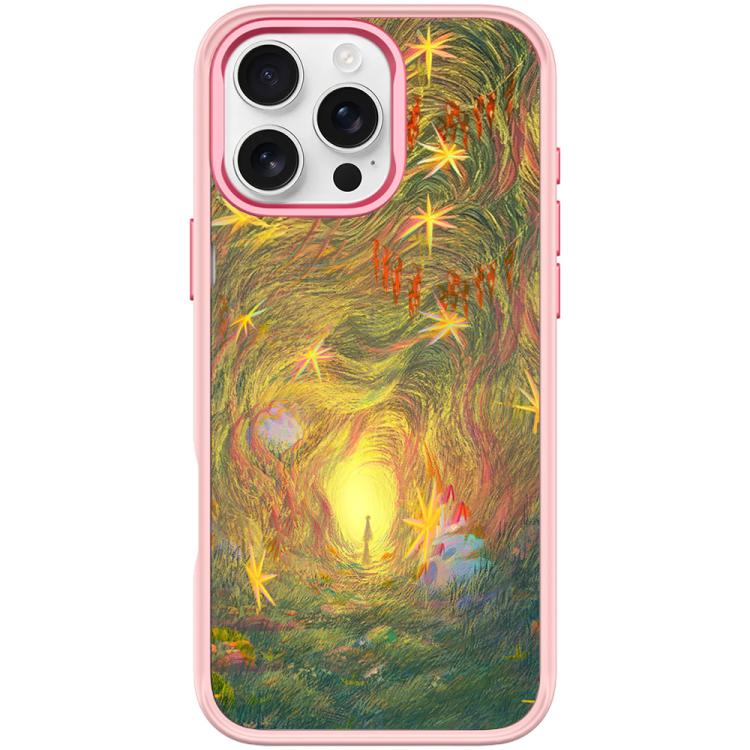 Dream Entrance Pattern Magnetic Phone Case, For iPhone 16 Pro Max, For iPhone 16 Pro, For iPhone 15 Pro Max, For iPhone 15 Pro