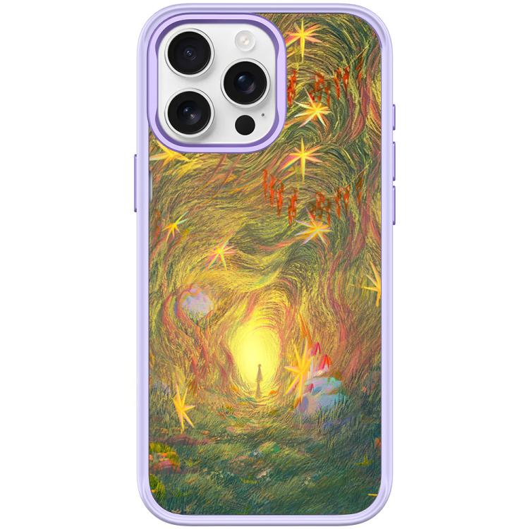 Dream Entrance Pattern Magnetic Phone Case, For iPhone 16 Pro Max, For iPhone 16 Pro, For iPhone 15 Pro Max, For iPhone 15 Pro