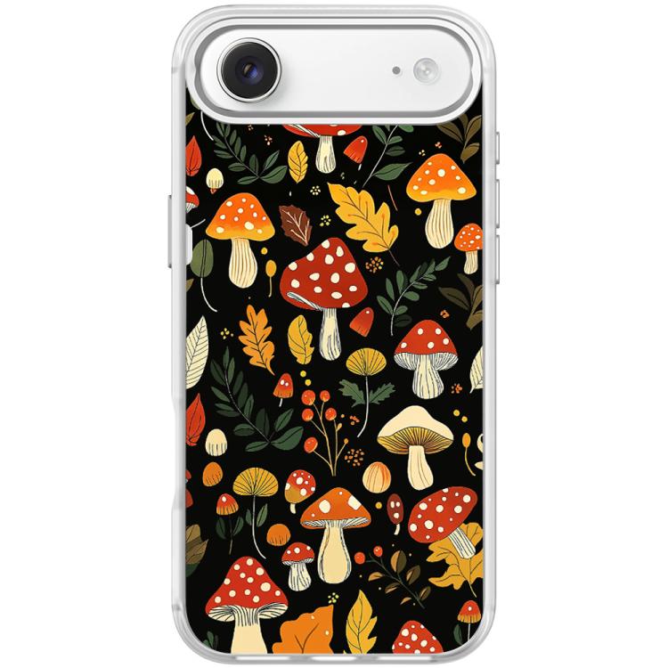 Jungle Mushrooms Pattern Magnetic Phone Case, For iPhone 17 Pro Max, For iPhone 17 Pro, For iPhone 17, For iPhone Air