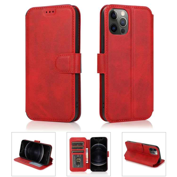 Shockproof PU + TPU Leather Case with Card Slots & Holder & Photo Frame & Wallet, For iPhone 12 mini, For iPhone 12 / 12 Pro, For iPhone 12 Pro Max