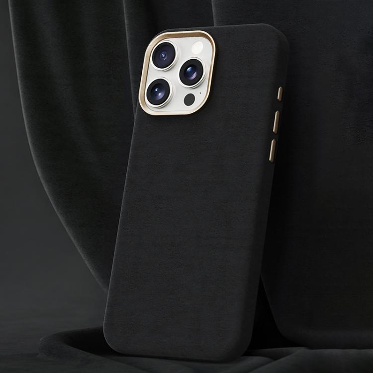 Ottilan Series Full Coverage Magnetic Microfiber Leather PC Phone Case, For iPhone 16, For iPhone 15 Pro Max, For iPhone 15 Pro