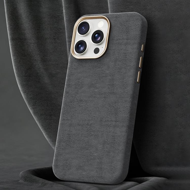 Ottilan Series Full Coverage Magnetic Microfiber Leather PC Phone Case, For iPhone 16, For iPhone 15 Pro Max, For iPhone 15 Pro