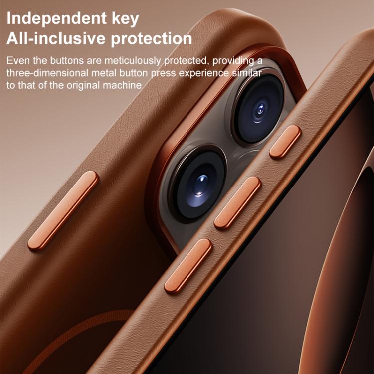 Elephant Leather Full Coverage Magnetic Microfiber Leather PC Phone Case, For iPhone 15 Plus / 14 Plus, For iPhone 15, For iPhone 14 / 13