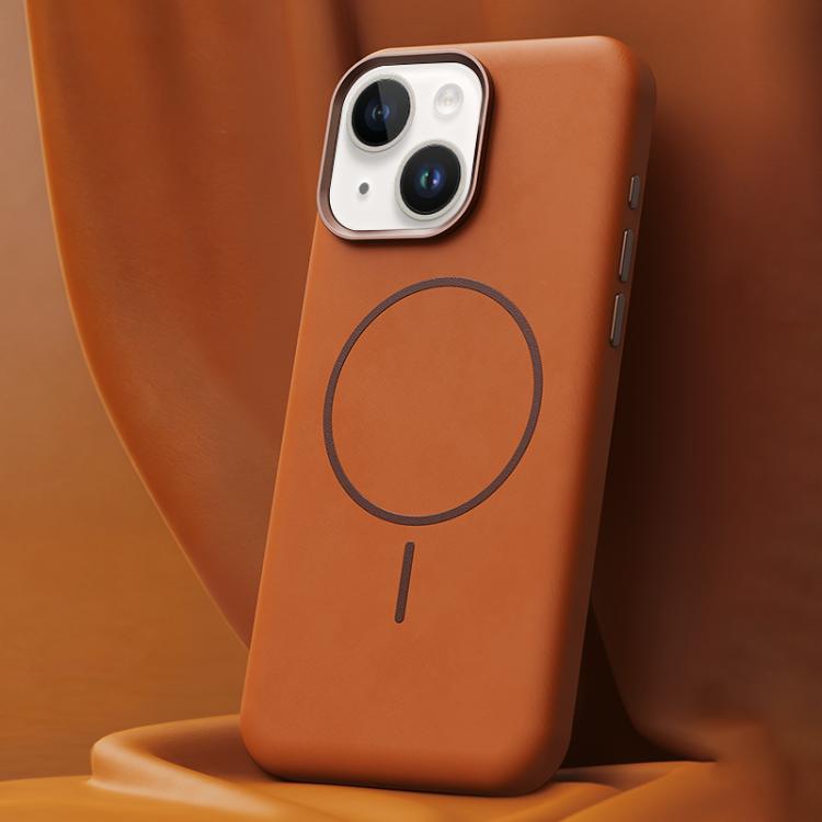 Elephant Leather Full Coverage Magnetic Microfiber Leather PC Phone Case, For iPhone 15 Plus / 14 Plus, For iPhone 15, For iPhone 14 / 13