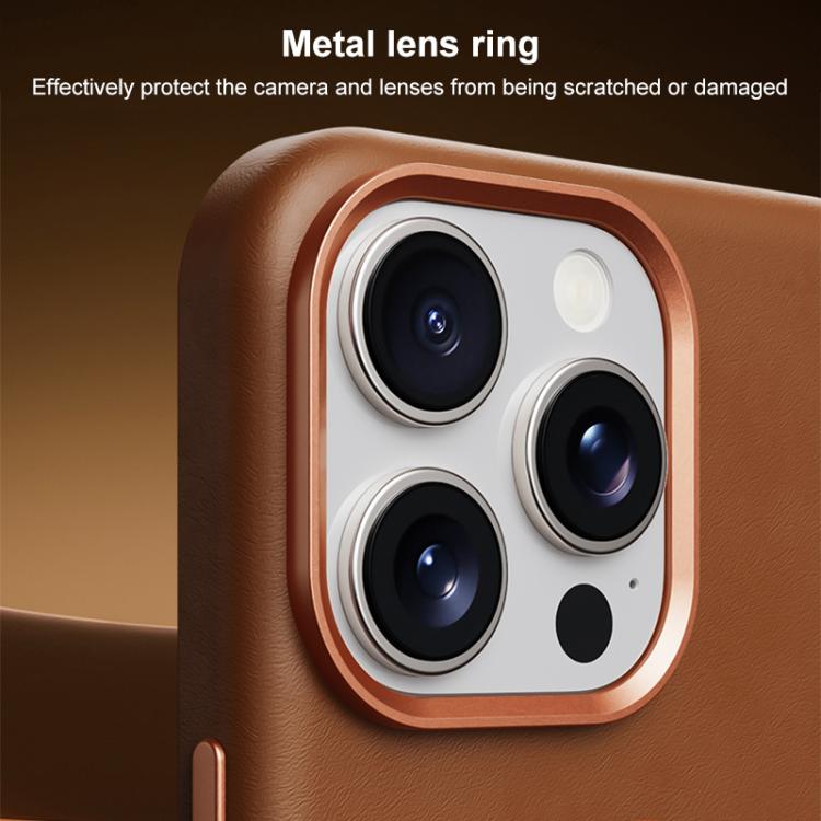 Elephant Leather Full Coverage Magnetic Microfiber Leather PC Phone Case, For iPhone 13 Pro