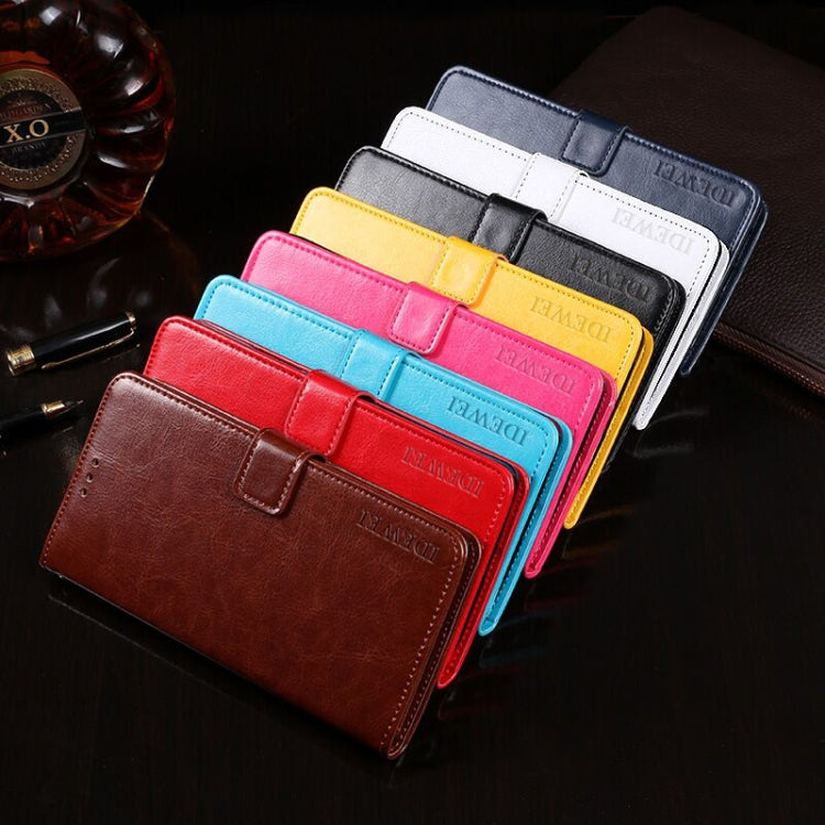 idewei Crazy Horse Texture Horizontal Flip Leather Case with Holder & Card Slots & Wallet, For OPPO A32, For OPPO A33 (2020), For OPPO A53 (2020)