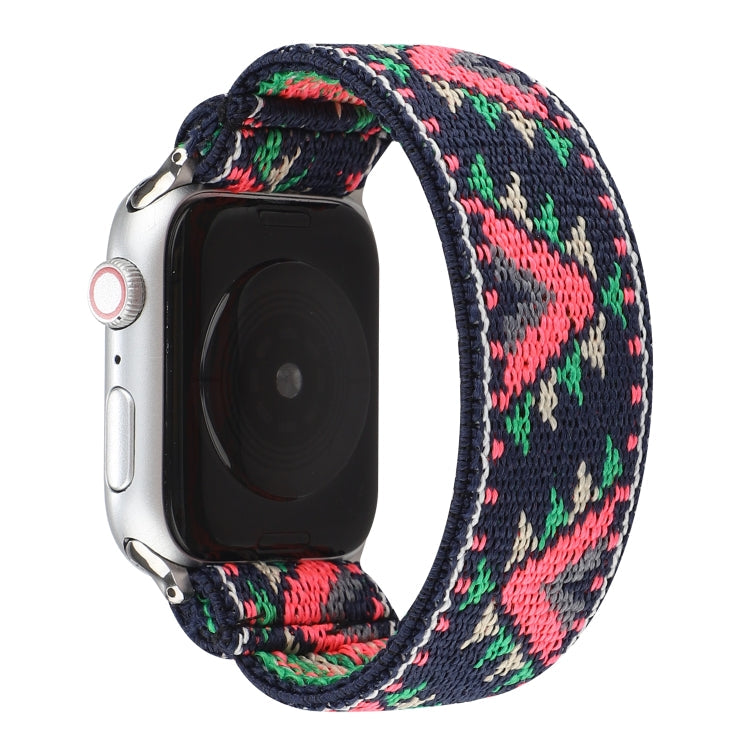 Nylon Replacement Strap Watchband, For Apple Watch Series 7  41mm / & 6 & SE & 5 & 4 40mm