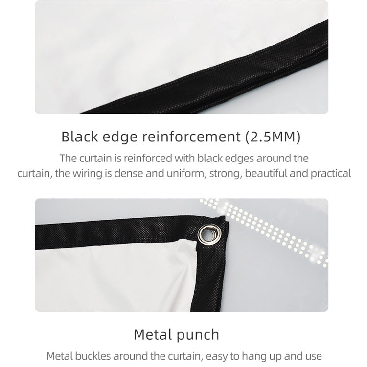Simple Folding High Density Polyester Projector Film Curtain, 60 inch (4:3) Projection Area: 120x90cm, 72 inch (16:9) Projection Area: 159x90cm, 72 inch (4:3) Projection Area: 146x110cm, 84 inch (16:9) Projection Area: 186x105cm...
