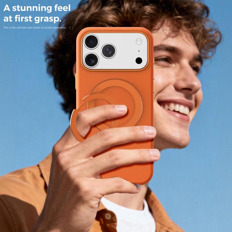 Tech Fabric 360 Rotation Holder Magnetic Phone Case with AI Camera Button, For iPhone 16 Pro Max, For iPhone 16 Pro, For iPhone 16