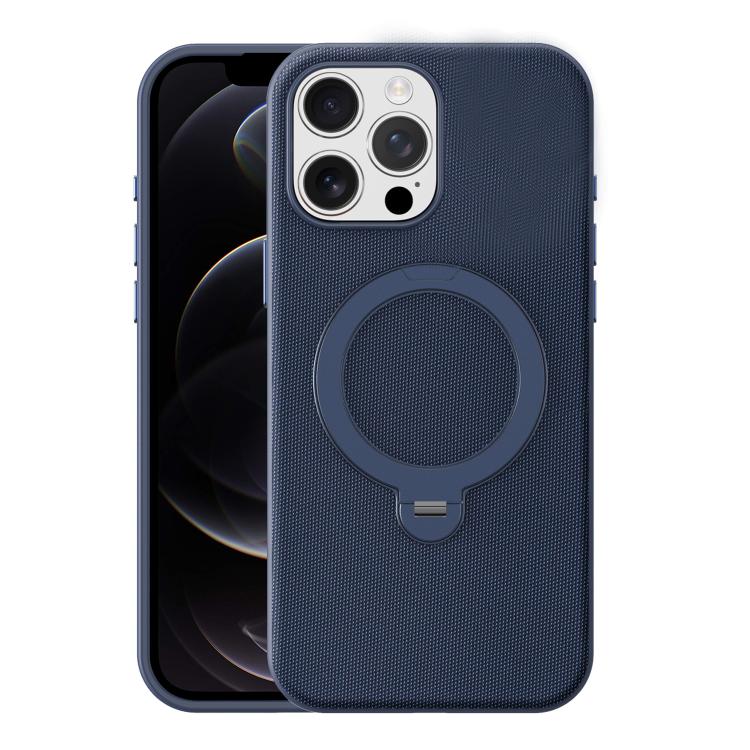 Tech Fabric 360 Rotation Holder Magnetic Phone Case with AI Camera Button, For iPhone 16 Pro Max, For iPhone 16 Pro, For iPhone 16