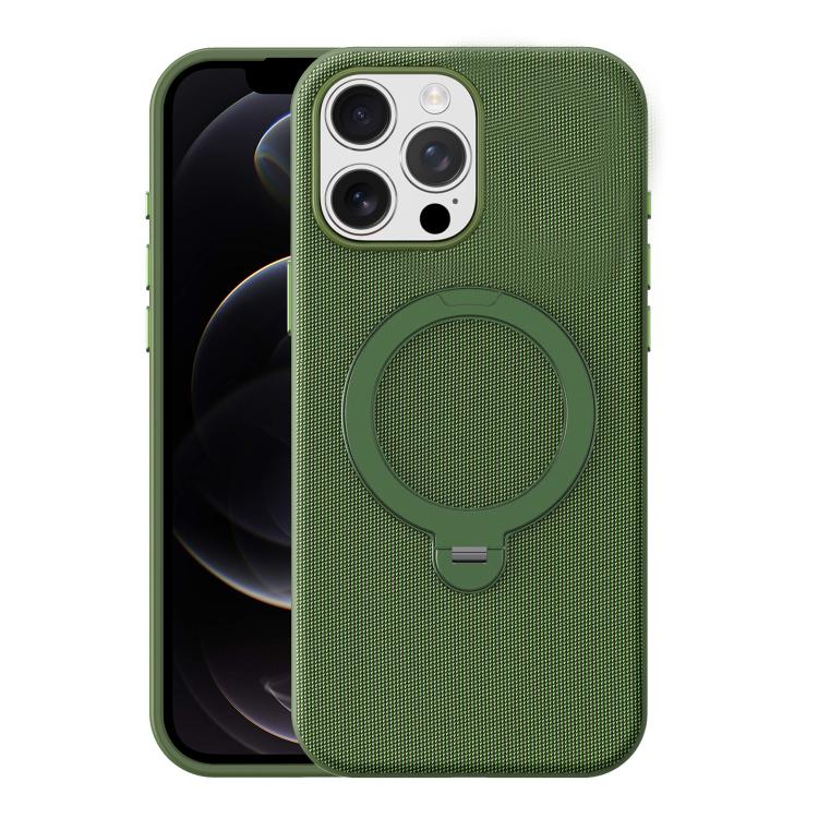Tech Fabric 360 Rotation Holder Magnetic Phone Case with AI Camera Button, For iPhone 16 Pro Max, For iPhone 16 Pro, For iPhone 16