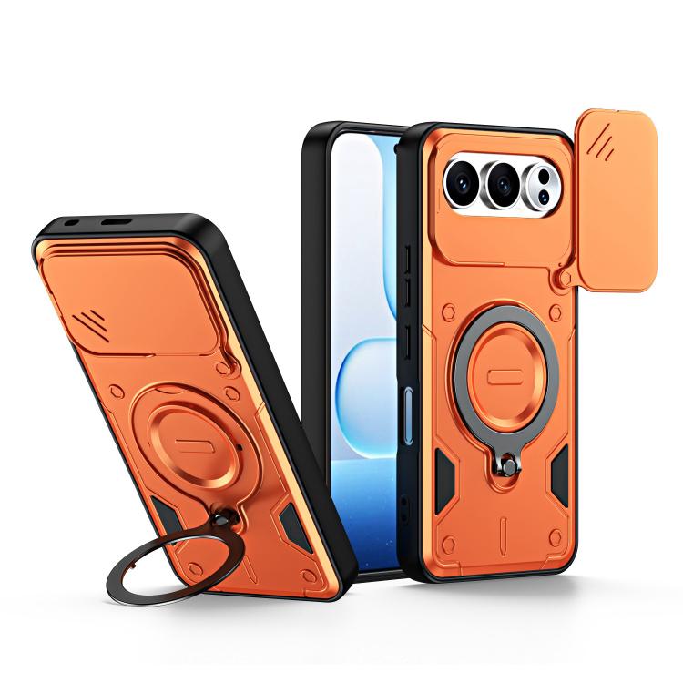 Ring Holder Lens Slide Cover Phone Case, For Honor 600 Smart 5G, For Honor 600 / 600 Pro Global, For Honor 600 Lite Global, For Honor 500 / 500 Pro Global 155.8mm