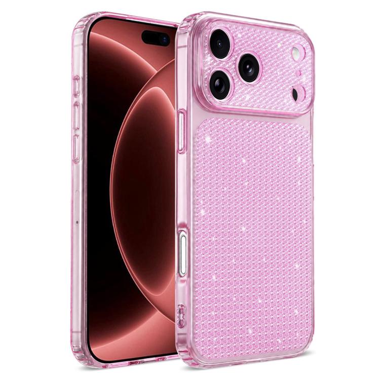 Sparkling Diamond Glitter Airbag Phone Case, For iPhone 18, For iPhone 18 Pro, For iPhone 18 Pro Max, For iPhone 17 Pro Max