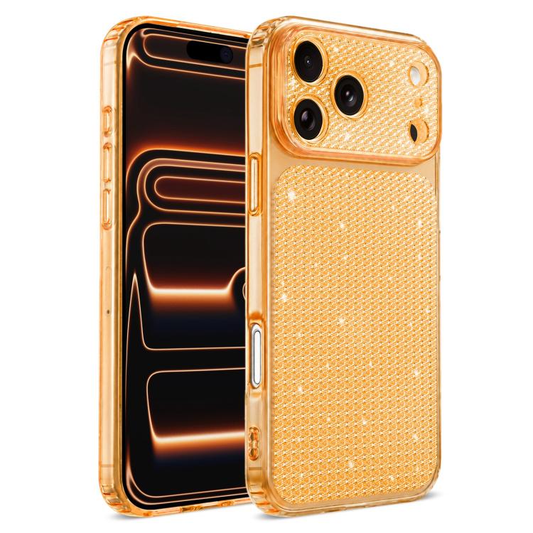 Sparkling Diamond Glitter Airbag Phone Case, For iPhone 18, For iPhone 18 Pro, For iPhone 18 Pro Max, For iPhone 17 Pro Max
