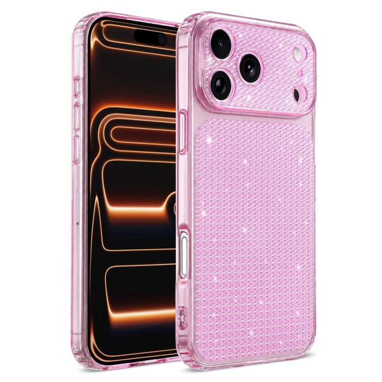 Sparkling Diamond Glitter Airbag Phone Case, For iPhone 18, For iPhone 18 Pro, For iPhone 18 Pro Max, For iPhone 17 Pro Max