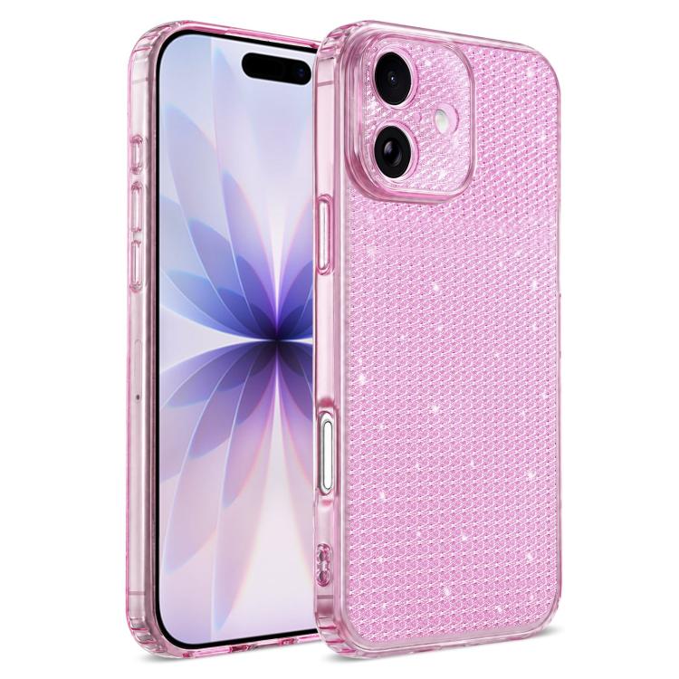 Sparkling Diamond Glitter Airbag Phone Case, For iPhone 17 Pro, For iPhone 17, For iPhone 16 Pro Max, For iPhone 16 Pro