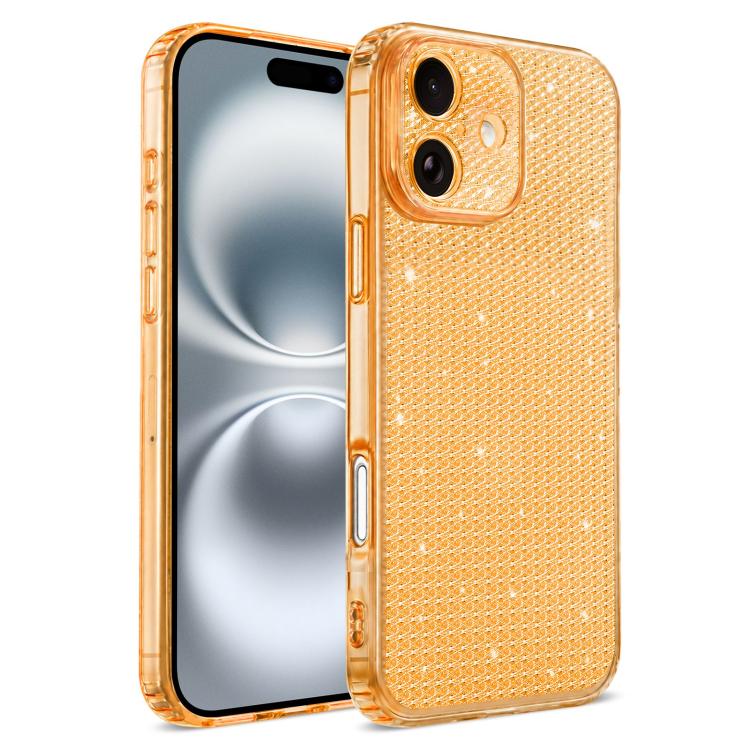 Sparkling Diamond Glitter Airbag Phone Case, For iPhone 16, For iPhone 15 Pro Max, For iPhone 15 Pro, For iPhone 15