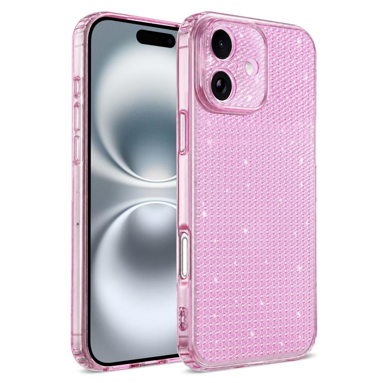Sparkling Diamond Glitter Airbag Phone Case, For iPhone 16, For iPhone 15 Pro Max, For iPhone 15 Pro, For iPhone 15
