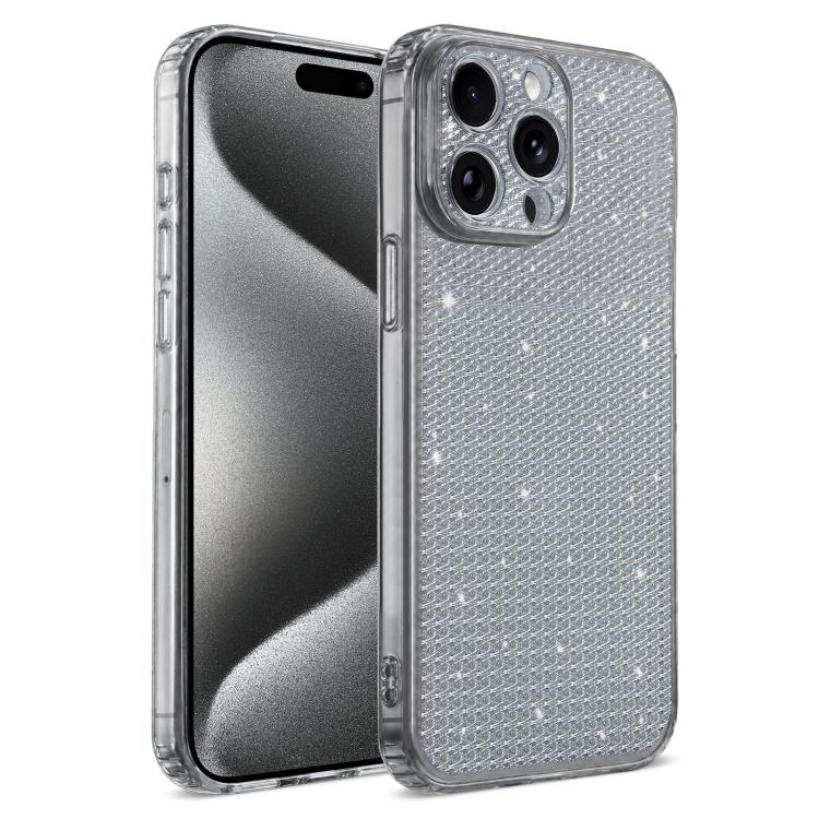 Sparkling Diamond Glitter Airbag Phone Case, For iPhone 16, For iPhone 15 Pro Max, For iPhone 15 Pro, For iPhone 15