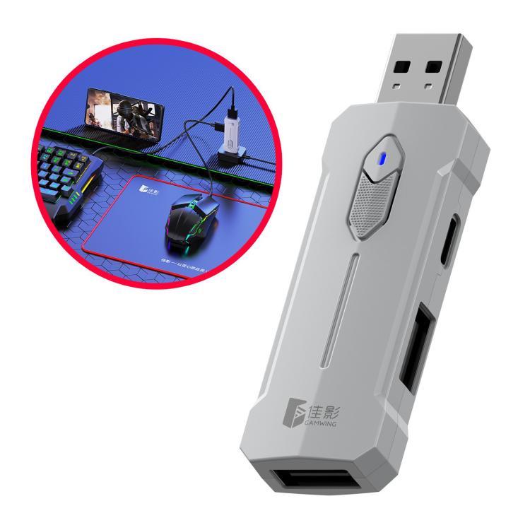 Gamwing Console Mobile Game Keyboard, Mouse and Converter Set, X8, X8 Pro Support Smart Recoil Control