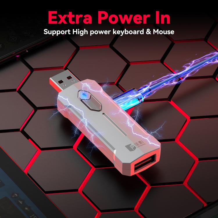 Gamwing Console Mobile Game Keyboard, Mouse and Converter Set, X8, X8 Pro Support Smart Recoil Control